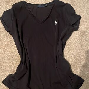 Polo shirt size M navy blue